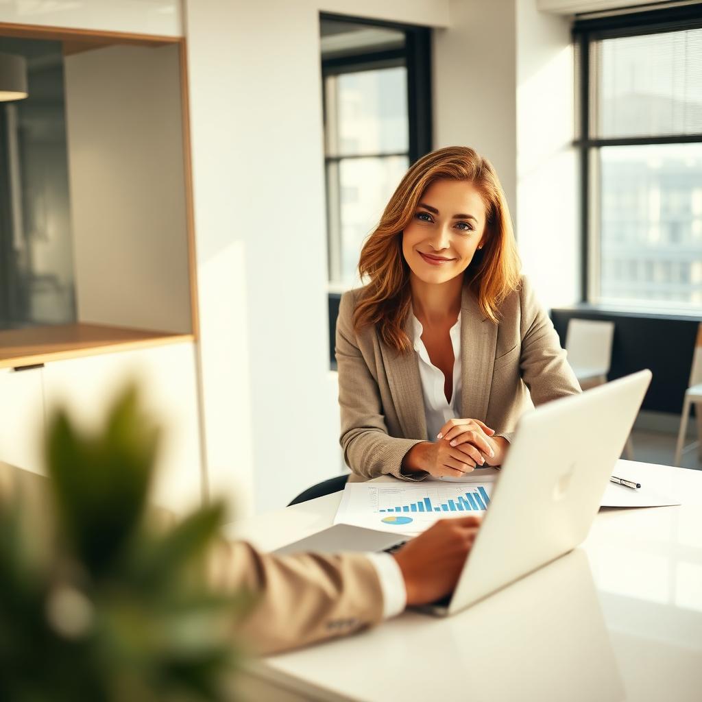 Empreendedora em consultoria de negócios